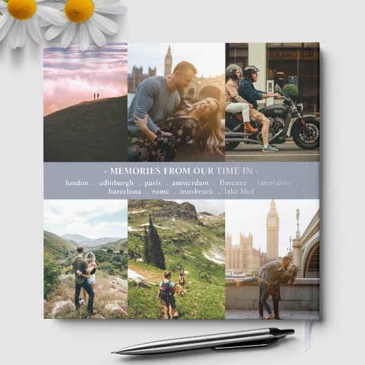 Huwelijksreis Herinneringen Scrapbook Gastenboek