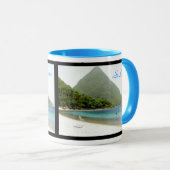 huwelijksreis, huwelijksreis, Saint Lucia, Saint L Mok (Voorkant rechts)