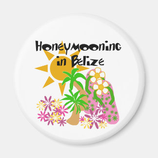 Huwelijksreis in Belize Magneet