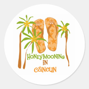 Huwelijksreis in Cancun Sticker