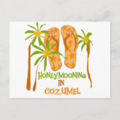 Huwelijksreis in Cozumel Briefkaart (Voorkant)