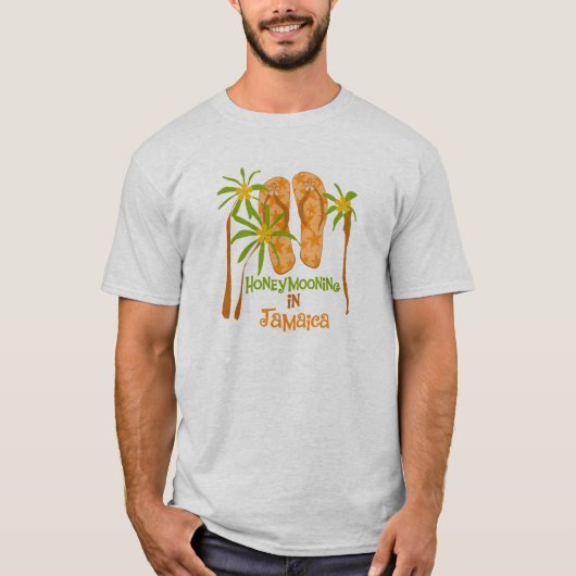 Huwelijksreis in Jamaica T-shirt (Voorkant)