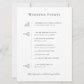 Huwelijksreis in Sayulita | reisschema (Achterkant)