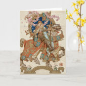 Huwelijksreis J C Leyendecker Kaart (Gele Bloem)