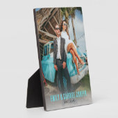 Huwelijksreis Koppel Foto Aandenken Fotoplaat (Zijkant)