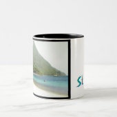 huwelijksreis, mok Saint Lucia (Center)