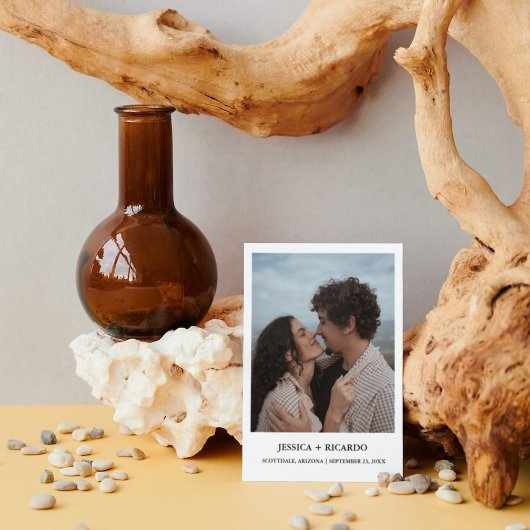 Huwelijksreis Thema Save the date