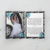 Huwelijksreis uitnodigingen en dankkaarten (Binnen)