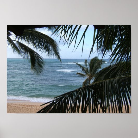 huwelijksreis uitzicht poster (Voorkant)