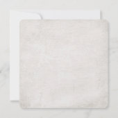 huwelijksreis verlenging ouderwetse bloemengrens kaart (Achterkant)