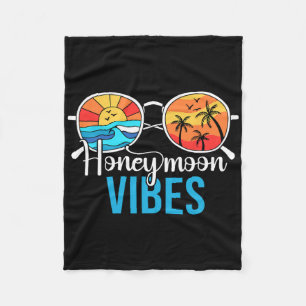 Huwelijksreis Vibes Couples Vakantie Bruid Gro Fleece Deken