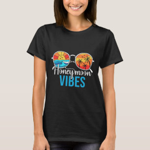 Huwelijksreis Vibes Couples Vakantie Bruid Gro T-shirt