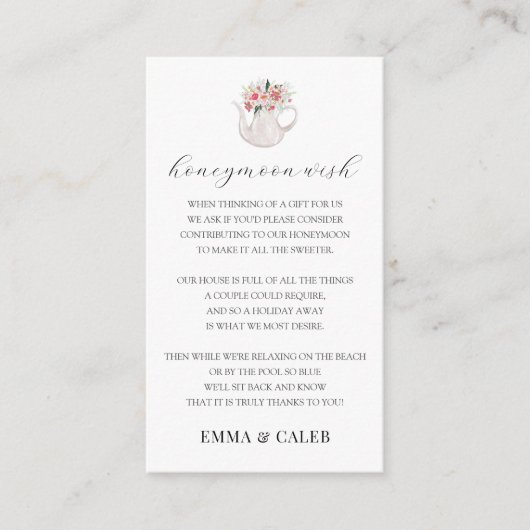 Huwelijksreis Wens Fonds Bijlage Kaart (Voorkant)