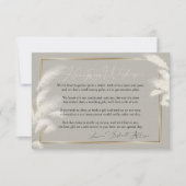 Huwelijksreis wenst Allison 1a Uitnodiging (Voorkant)