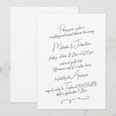 Huwelijksrepetitie Dinerfeest, Modern Rustiek Kaart (Voorkant / Achterkant)