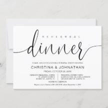 Huwelijksrepetitie en diner, moderne kalligrafie