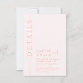 Huwelijksrepetitie Notitiekaartje (Achterkant)