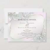 HUWELIJKSREPETITIE | Wispy Pink Shimmer Kaart (Voorkant)