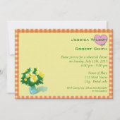 huwelijksrepetities tijdens het diner kaart (Voorkant)