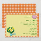 huwelijksrepetities tijdens het diner kaart (Voorkant / Achterkant)