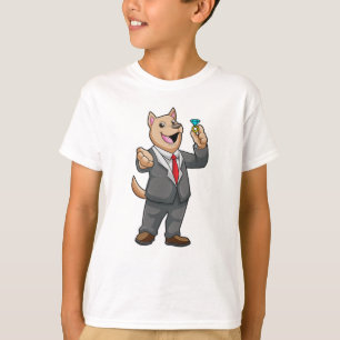 Huwelijksring bruidegom hondenbruiloft t-shirt