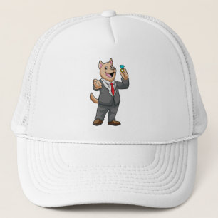 Huwelijksring bruidegom hondenbruiloft trucker pet