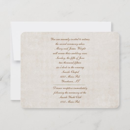 huwelijksrondes op de hernieuwing van de Bijbel Vo Kaart (Achterkant)