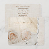 huwelijksrondes op de hernieuwing van de Bijbel Vo Kaart (Voorkant / Achterkant)