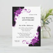 Huwelijksroos (Paars) Kaart (Staand voorkant)