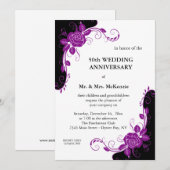 Huwelijksroos (Paars) Kaart (Voorkant / Achterkant)