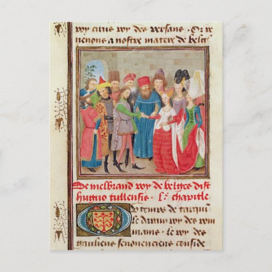 Huwelijksscène Briefkaart (Voorkant)