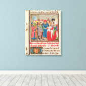 Huwelijksscène Canvas Afdruk (Insitu (Houten vloer))