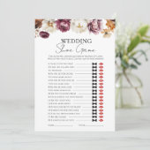 huwelijksschoen | Herfst Vrijgezellenfeest Game Ka Kaart (Staand voorkant)