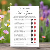 Huwelijksschoen minimalistisch Vrijgezellenfeest s Kaart