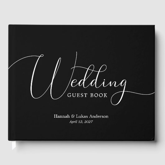 Huwelijksscript Traditioneel Gastenboek (Voorkant)