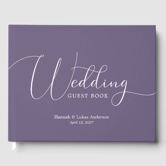 Huwelijksscript Traditioneel Gastenboek (Voorkant)