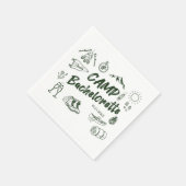 Huwelijkssluiting Kampeer Thema Servetten (Hoek)