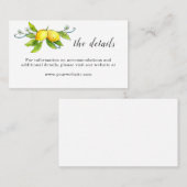 huwelijkssluitkaart plaatskaartje (Voorkant / Achterkant)