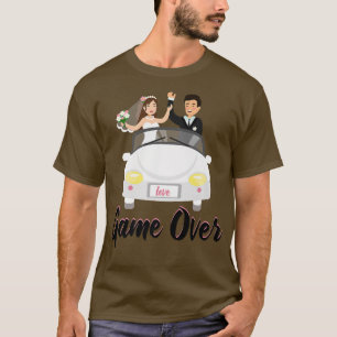 Huwelijksspel Over Trouwaanzoek Verloving Bruid T-shirt