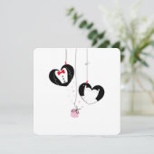 Huwelijkssymbolen hangend. Bruid bruidegom (Staand voorkant)