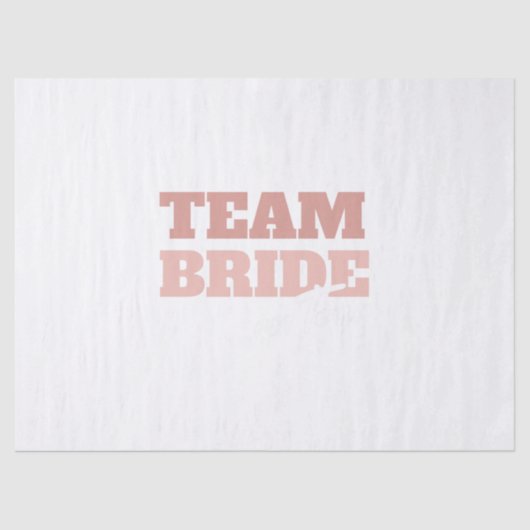 Huwelijksteam Bruid Op Tour Cadeau Tissuepapier (Voorkant)