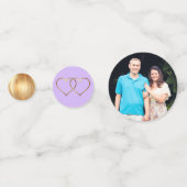 Huwelijksthema Foto Confetti (Voorkanten)