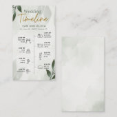 huwelijkstijdlijn informatiekaartje (Voorkant / Achterkant)