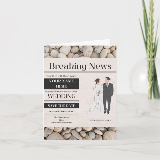 huwelijksuitnodiging (Voorkant)