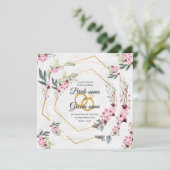 huwelijksuitnodiging (Staand voorkant)