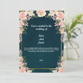 Huwelijksuitnodiging 2024 kaart (Staand voorkant)