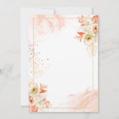 Huwelijksuitnodiging 5x7 binnen kaart (Achterkant)