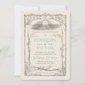 huwelijksuitnodiging aan zee kaart (Voorkant)