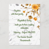 Huwelijksuitnodiging Aankondiging Briefkaart (Voorkant)