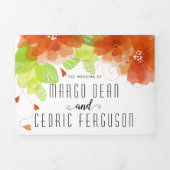 Huwelijksuitnodiging aanvraag zwart-wit 2 drieluik uitnodiging (Cover)